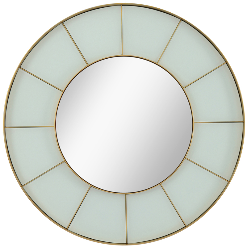 Зеркало Sectors Circle Mirror white Зеркало Sectors Circle Mirror white в Липецке | Loft Concept