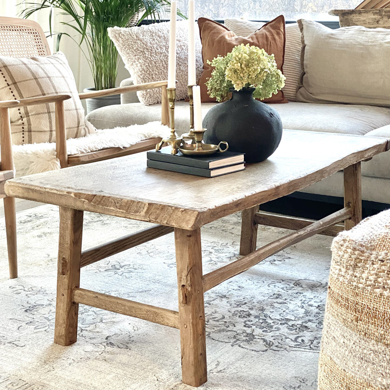 Кофейный стол с живым краем Reena Coffee Table Древесина Кофейный стол с живым краем Reena Coffee Table Древесина в Липецке | Loft Concept