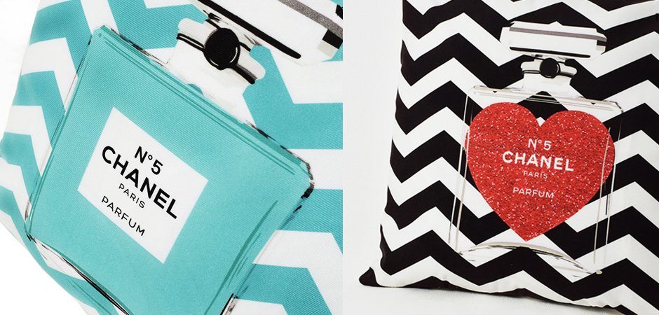 Декоративная подушка CHANEL № 5 - Loft-Concept в Липецке