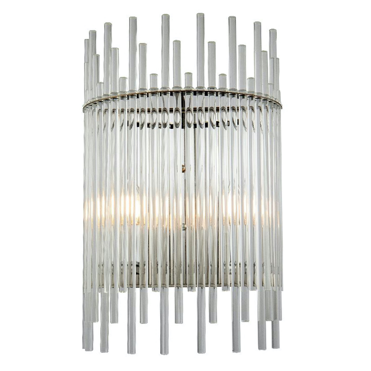 Бра Nembus Chromium Sconces Прозрачное Стекло Хром Бра Nembus Chromium Sconces Прозрачное Стекло Хром в Липецке | Loft Concept