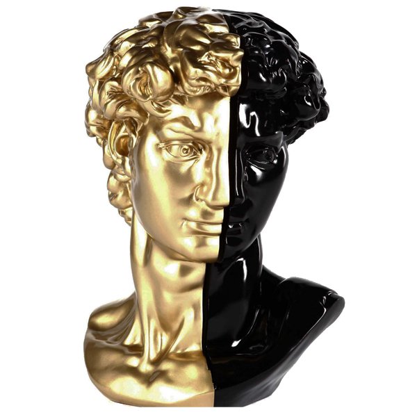 Аксессуар голова Давида Black & Gold Черный Золотой Аксессуар голова Давида Black & Gold Черный Золотой в Липецке | Loft Concept
