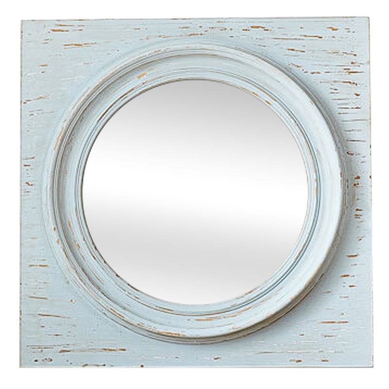 Зеркало Godolphin Mirror Pastel Blue Винтажный голубой Зеркало Godolphin Mirror Pastel Blue Винтажный голубой в Липецке | Loft Concept