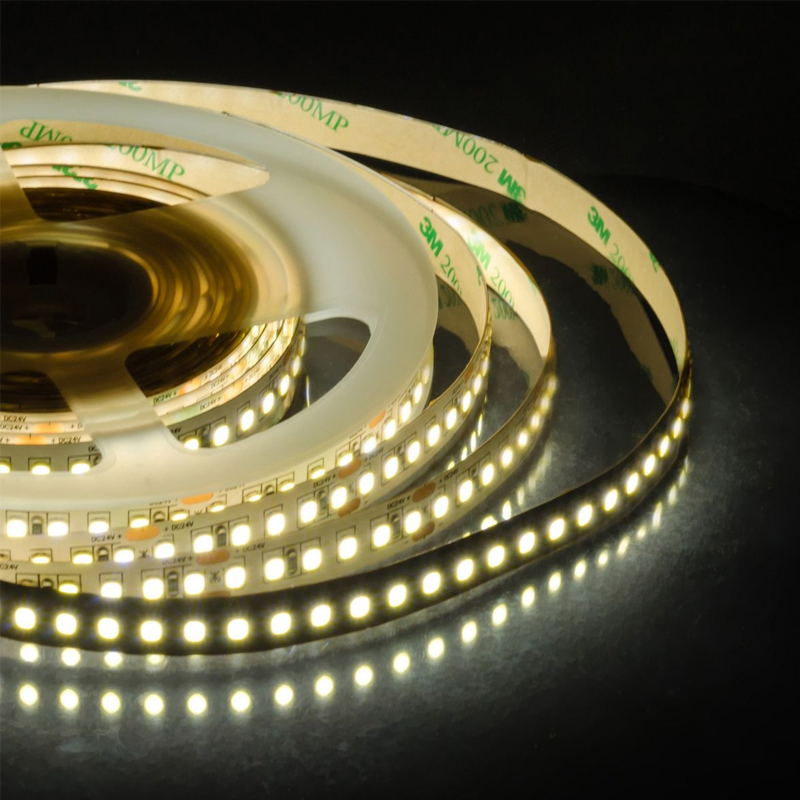 Светодиодная лента 18W/m 168LED/m 2835SMD теплый белый 5M Белый Светодиодная лента 18W/m 168LED/m 2835SMD теплый белый 5M Белый в Липецке | Loft Concept