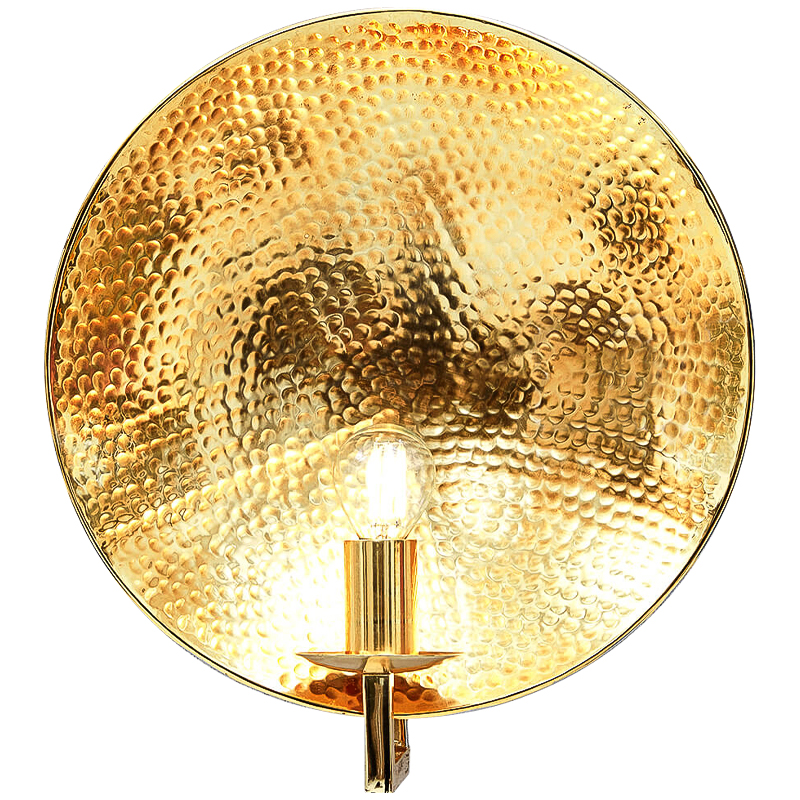 Бра Amun Disk sconce Глянцевое золото Бра Amun Disk sconce Глянцевое золото в Липецке | Loft Concept