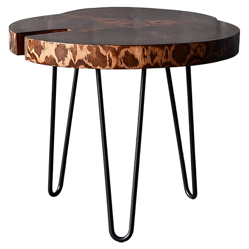 Кофейный стол Busby Industrial Metal Rust Coffee Table Коричневый Черный Кофейный стол Busby Industrial Metal Rust Coffee Table Коричневый Черный в Липецке | Loft Concept