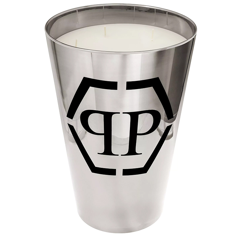 Свеча Philipp Plein Candle Empire Platinum XL Серебряный Белый Черный Свеча Philipp Plein Candle Empire Platinum XL Серебряный Белый Черный в Липецке | Loft Concept