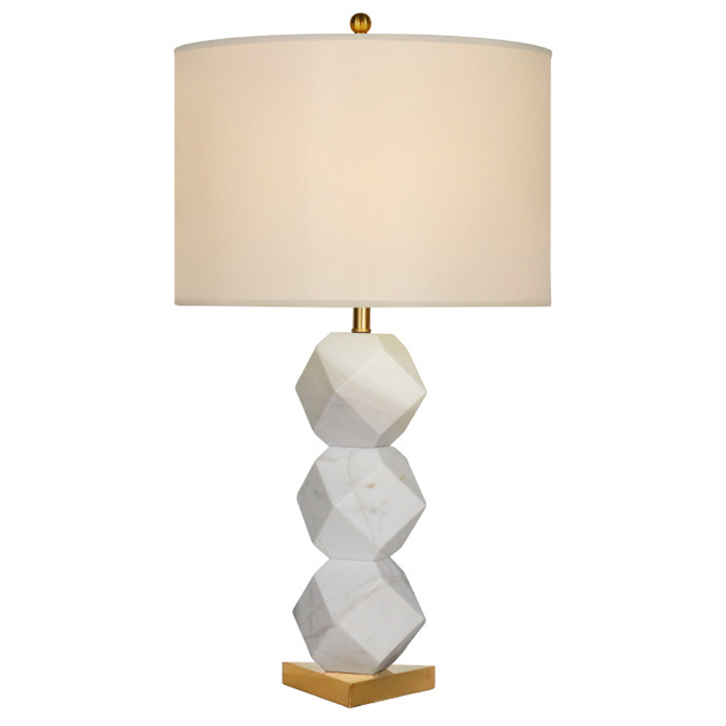 Дизайнерская настольная лампа STEELE LAMP Белый Дизайнерская настольная лампа STEELE LAMP Белый в Липецке | Loft Concept