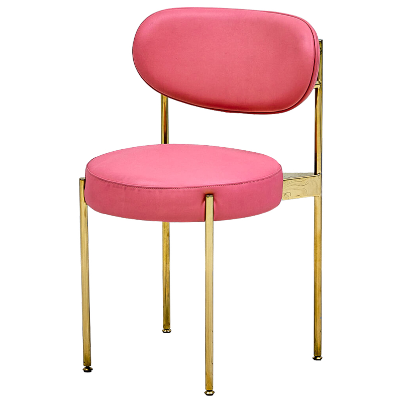 Стул Alfie Chair Глянцевое золото Фуксия Стул Alfie Chair Глянцевое золото Фуксия в Липецке | Loft Concept