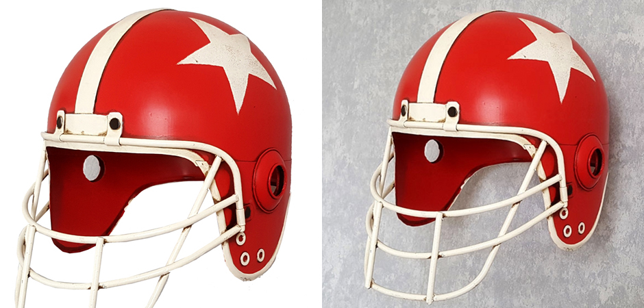 Аксессуар на стену Helmet with Star Red Аксессуар на стену Helmet with Star Red - Loft-Concept в Липецке