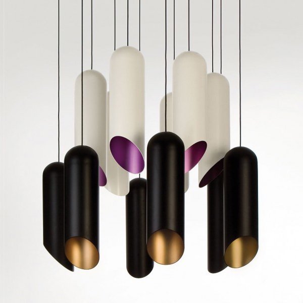 Подвесной светильник Tom Dixon - Pipe Light Белый Черный Золотой Фиолетовый Подвесной светильник Tom Dixon - Pipe Light Белый Черный Золотой Фиолетовый в Липецке | Loft Concept