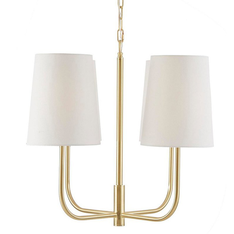 Люстра Abertha Chandelier Золотой Белый Люстра Abertha Chandelier Золотой Белый в Липецке | Loft Concept