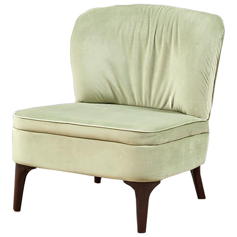 Кресло Adelmo Chair Зеленый шалфей Коричневый Кресло Adelmo Chair Зеленый шалфей Коричневый в Липецке | Loft Concept