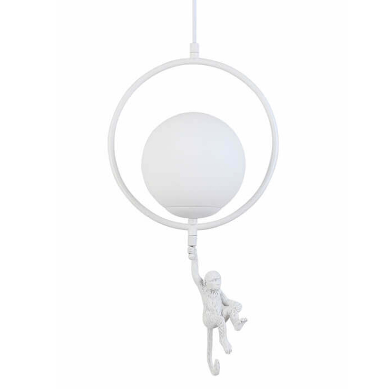 Подвесной светильник Hanging Monkey under Белый Подвесной светильник Hanging Monkey under Белый в Липецке | Loft Concept