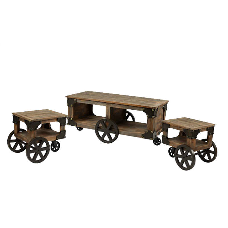 Кофейный Стол Wood Train Коричневый Кофейный Стол Wood Train Коричневый в Липецке | Loft Concept