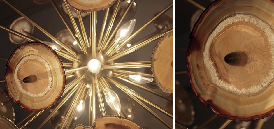Люстра Agate Burst Chandelier Brass Люстра Agate Burst Chandelier Brass - Loft-Concept в Липецке