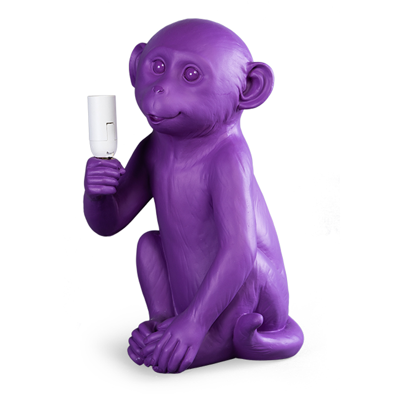 Настольная лампа Purple Monkey Фиолетовый Настольная лампа Purple Monkey Фиолетовый в Липецке | Loft Concept