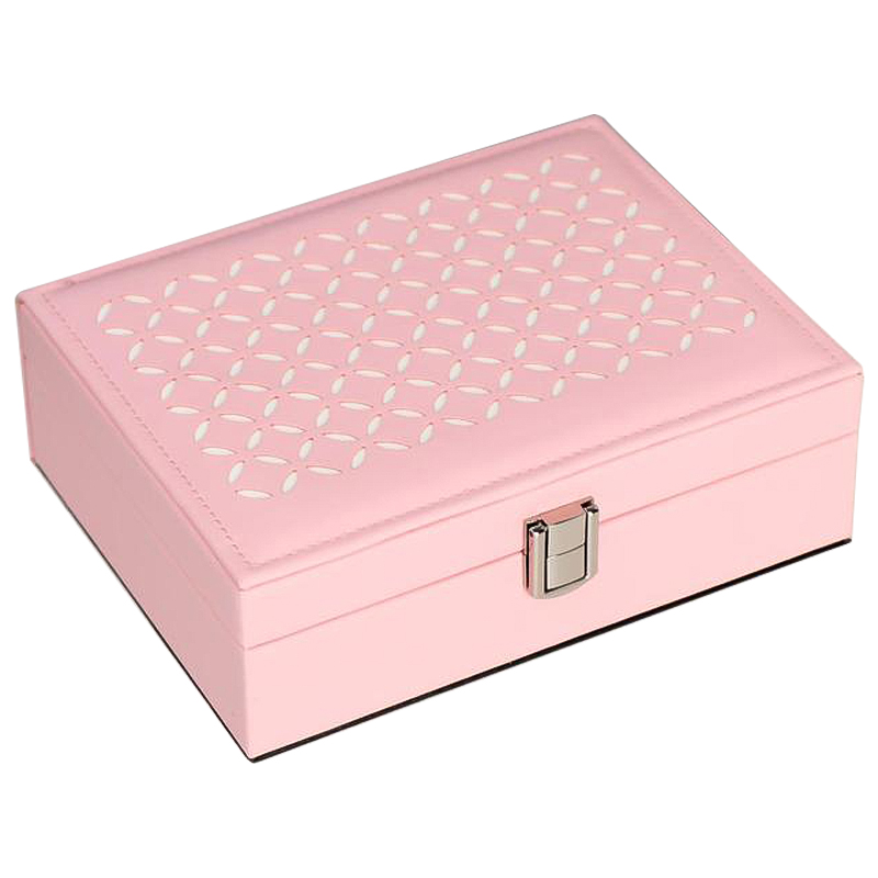 Шкатулка Varda Jewerly Organizer Box pink Розовый Шкатулка Varda Jewerly Organizer Box pink Розовый в Липецке | Loft Concept