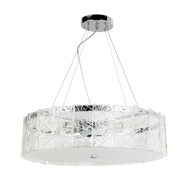 Люстра Alvaro Crystal Round Chandelier Прозрачный Хром Люстра Alvaro Crystal Round Chandelier Прозрачный Хром в Липецке | Loft Concept