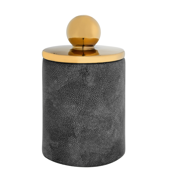 Ваза Stingray Skin vase Глянцевое золото Серый Ваза Stingray Skin vase Глянцевое золото Серый в Липецке | Loft Concept