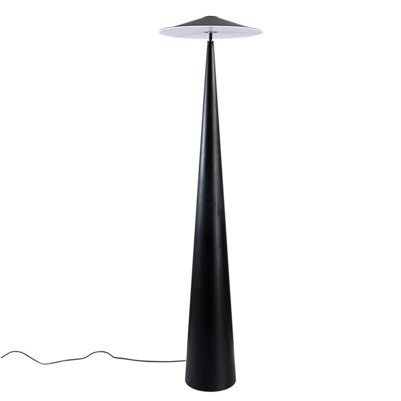 Дизайнерский Черный Торшер Modern Mushroom Floor Lamp Черный Дизайнерский Черный Торшер Modern Mushroom Floor Lamp Черный в Липецке | Loft Concept