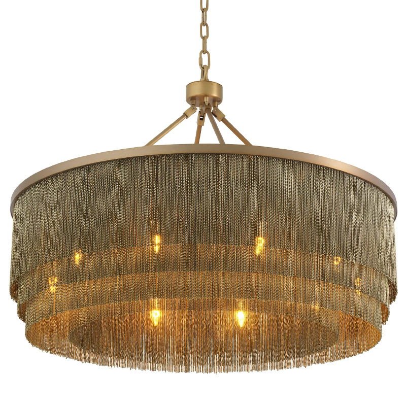 Люстра Eichholtz Chandelier Tissot L Brass Латунь Люстра Eichholtz Chandelier Tissot L Brass Латунь в Липецке | Loft Concept