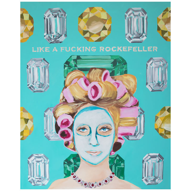 Картина “Like A Fucking Rockefeller” Мульти в Липецке | Loft Concept 