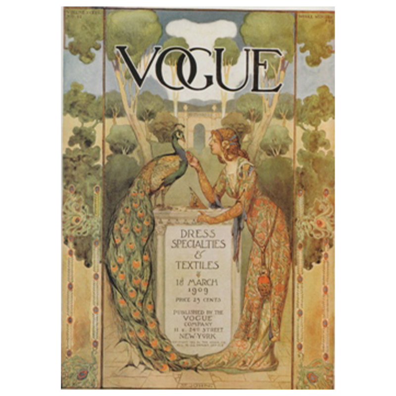 Постер Vogue 1909 March  в Липецке | Loft Concept 