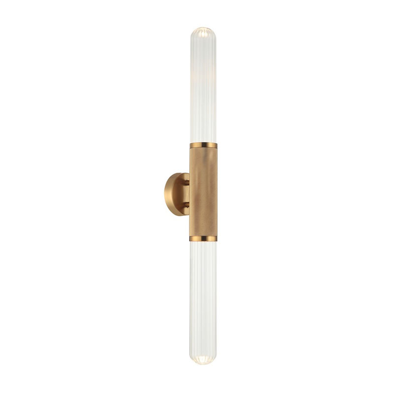 Бра Grover Gold Transparent Wall Lamp Латунь Бра Grover Gold Transparent Wall Lamp Латунь в Липецке | Loft Concept