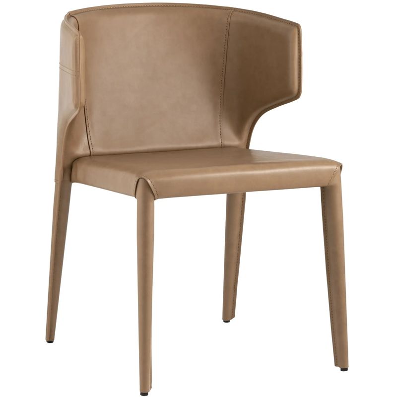 Стул ELBERT CHAIRS Бежевая Экокожа Бежевый Стул ELBERT CHAIRS Бежевая Экокожа Бежевый в Липецке | Loft Concept
