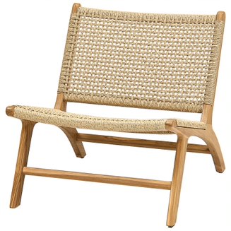 Кресло Wicker Rana lounge Chair Бежевый Кресло Wicker Rana lounge Chair Бежевый в Липецке | Loft Concept