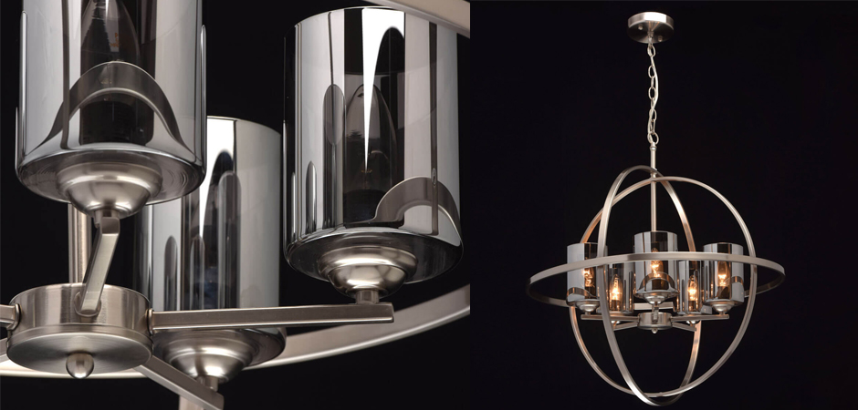 Люстра Chrome Cylinders 5 Люстра Chrome Cylinders 5 - Loft-Concept в Липецке