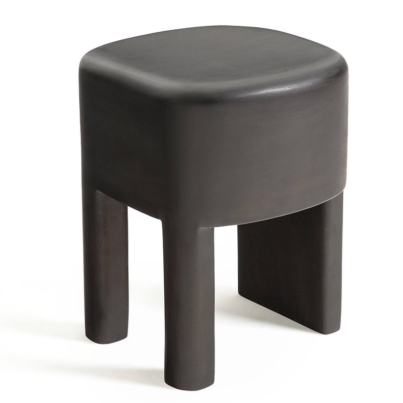Приставной стол Mordred Mango Black Side Table Черный Приставной стол Mordred Mango Black Side Table Черный в Липецке | Loft Concept