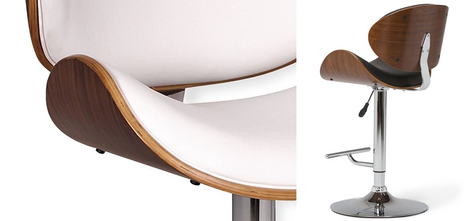 Барный стул Lounge Bar Stool белый Барный стул Lounge Bar Stool белый - Loft-Concept в Липецке