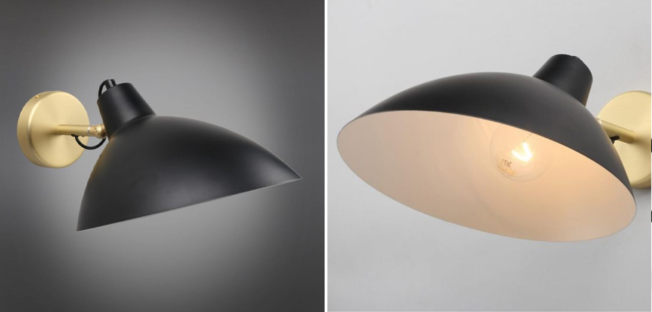 Бра с черным матовым плафоном Retro Light Бра с черным матовым плафоном Retro Light - Loft-Concept в Липецке