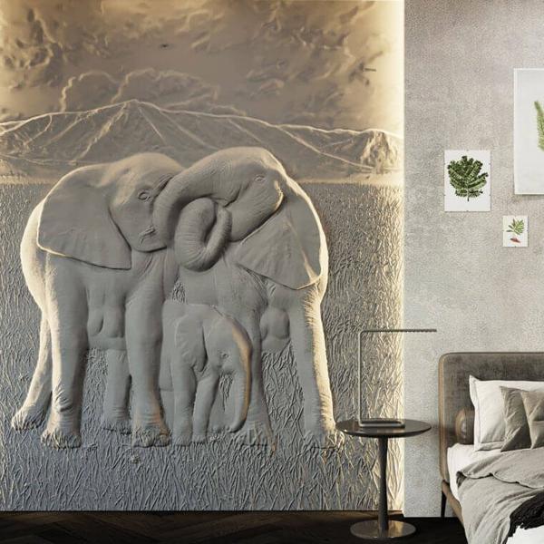 Барельеф ELEPHANTS Барельеф ELEPHANTS в Липецке | Loft Concept