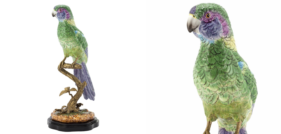 Статуэтка PARROT ATLANTIDE SINGLE BRANCH Статуэтка PARROT ATLANTIDE SINGLE BRANCH - Loft-Concept в Липецке