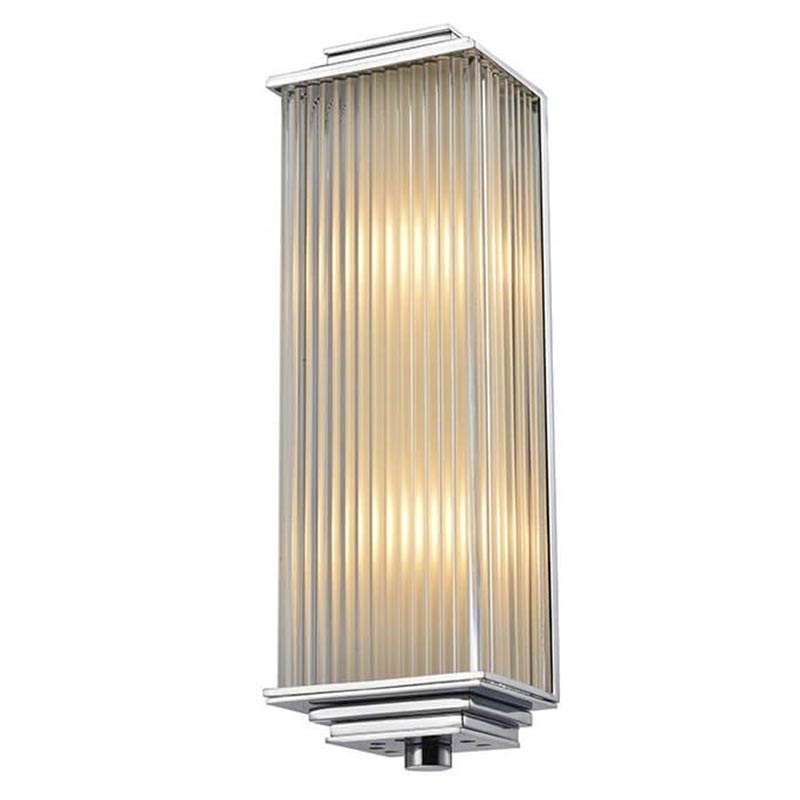 Бра Brion Glass Rectangle Wall Lamp Nickel Никель Прозрачный (Transparent) Бра Brion Glass Rectangle Wall Lamp Nickel Никель Прозрачный (Transparent) в Липецке | Loft Concept