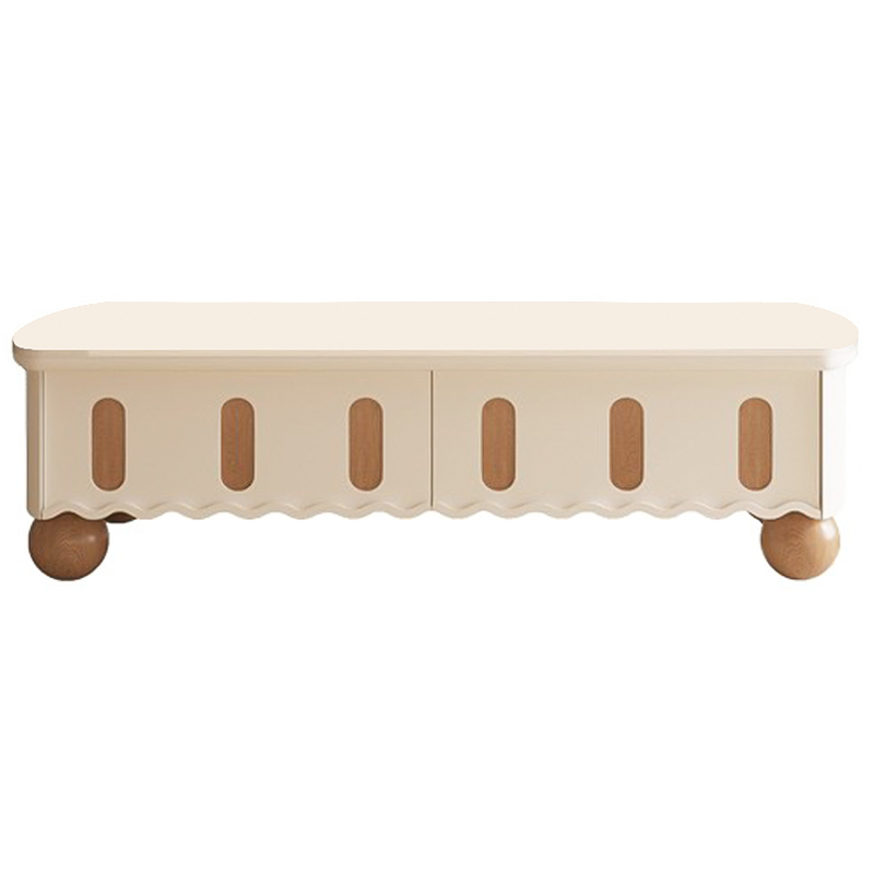Кофейный стол Waves Wooden Forms Coffee Table Бежевый Древесина Кофейный стол Waves Wooden Forms Coffee Table Бежевый Древесина в Липецке | Loft Concept