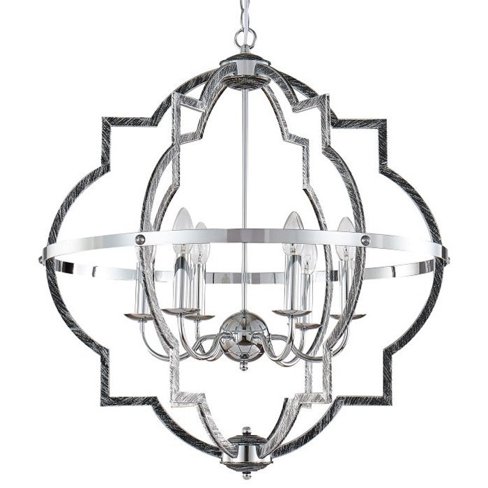 Люстра Arc Corners Chandelier Хром Серебро винтаж Люстра Arc Corners Chandelier Хром Серебро винтаж в Липецке | Loft Concept