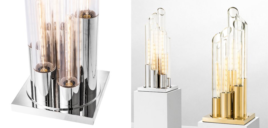 Настольная лампа Eichholtz Table Lamp Paradiso Nickel - Loft-Concept в Липецке