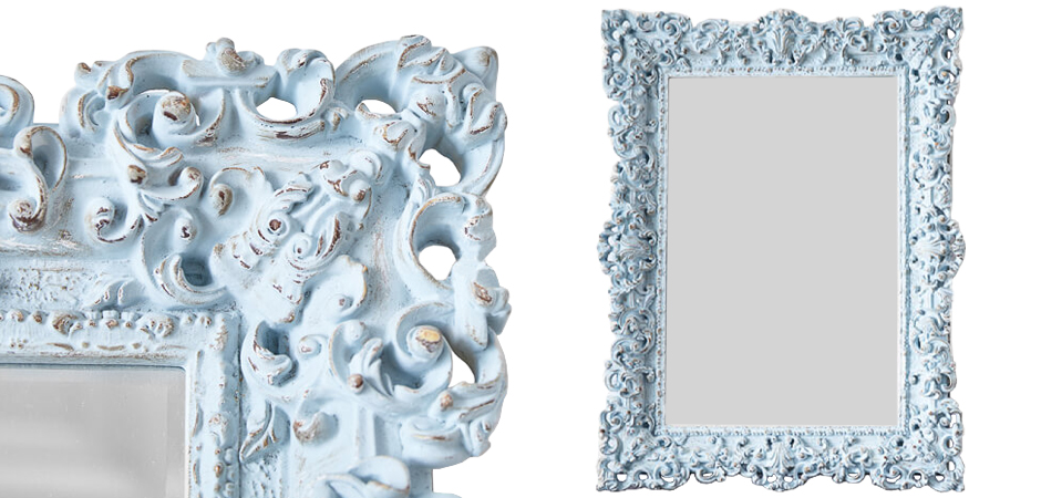Зеркало Leeuw Mirror Pastel Blue Зеркало Leeuw Mirror Pastel Blue - Loft-Concept в Липецке