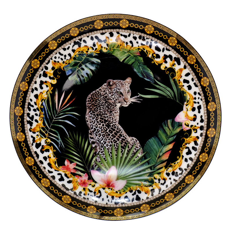 Тарелка TROPICS Leopard Мульти Тарелка TROPICS Leopard Мульти в Липецке | Loft Concept