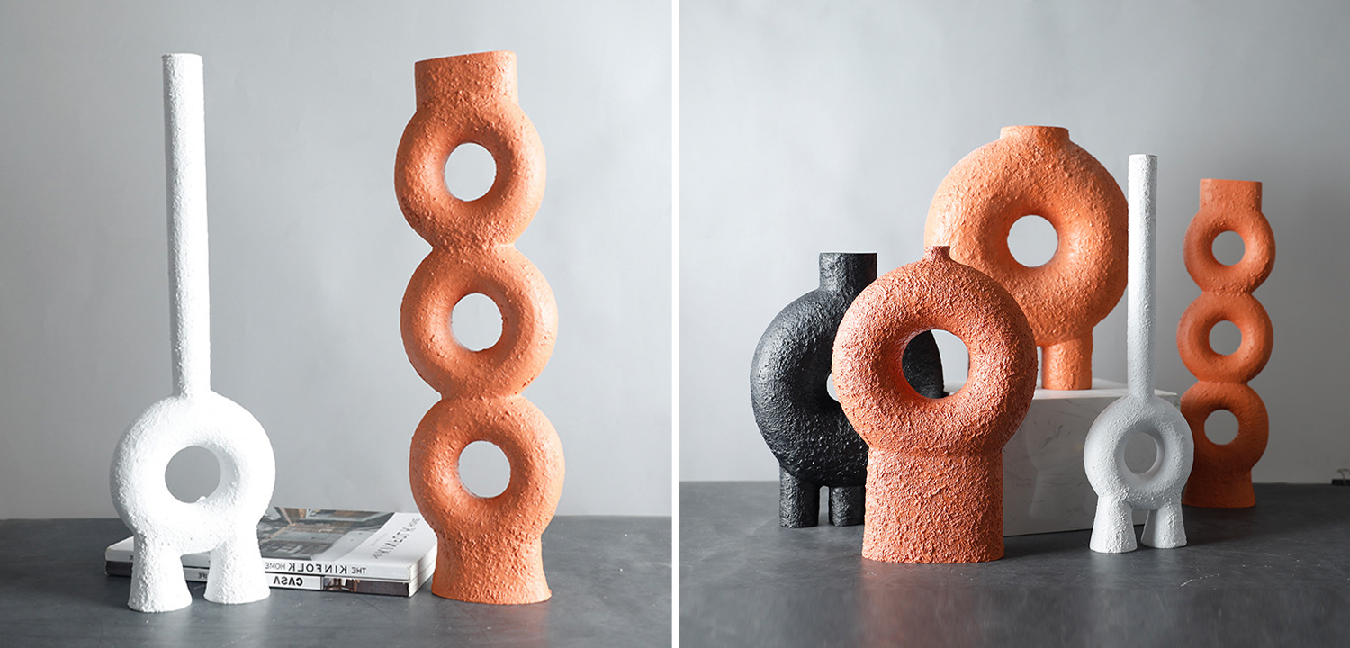 Ваза Long Neck Ceramic Vase by Faina - фото