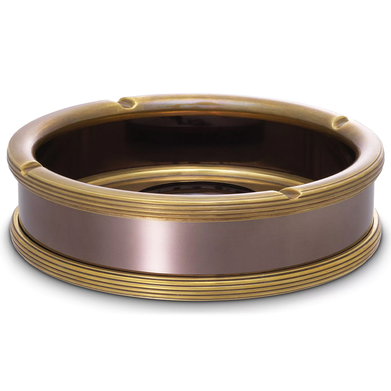 Пепельница Eichholtz Ashtray Ella Латунь Винтажная латунь Коричневый Пепельница Eichholtz Ashtray Ella Латунь Винтажная латунь Коричневый в Липецке | Loft Concept