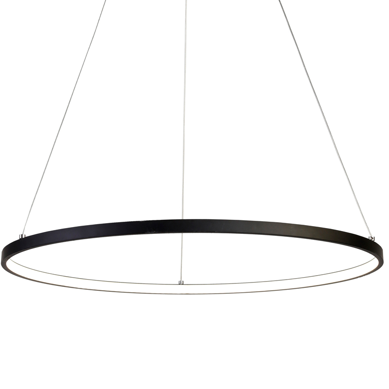 Люстра Ring Horizontal black Черный Люстра Ring Horizontal black Черный в Липецке | Loft Concept
