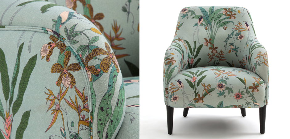 Кресло Lipstick Fauteuil melange lin Кресло Lipstick Fauteuil melange lin - Loft-Concept в Липецке