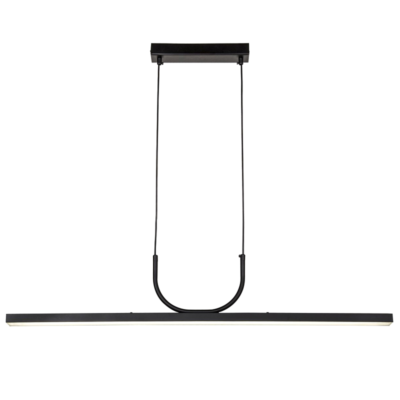 Минималистичная черная люстра Trumpet tube Белый Черный Минималистичная черная люстра Trumpet tube Белый Черный в Липецке | Loft Concept