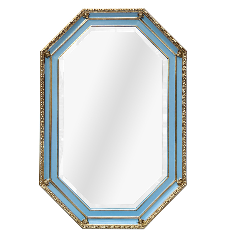 Зеркало Mirabelle Mirror azure Лазурь Золотой Зеркало Mirabelle Mirror azure Лазурь Золотой в Липецке | Loft Concept