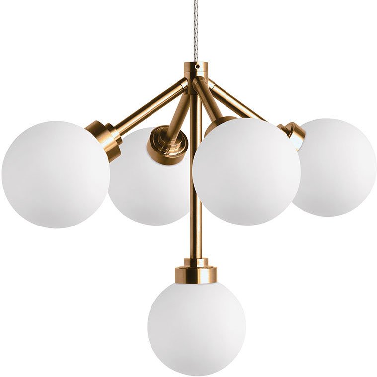 Люстра Tech Lighting Mara Chandelier Mini Золотой Белый Люстра Tech Lighting Mara Chandelier Mini Золотой Белый в Липецке | Loft Concept