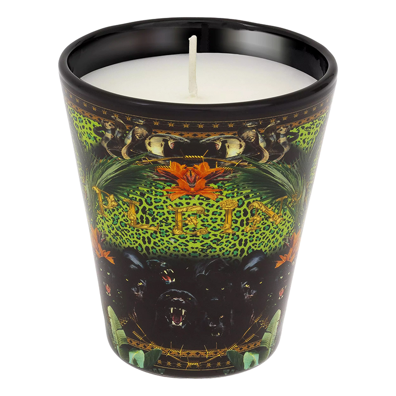 Свеча Philipp Plein Candle Jungle M Черный Мульти Свеча Philipp Plein Candle Jungle M Черный Мульти в Липецке | Loft Concept